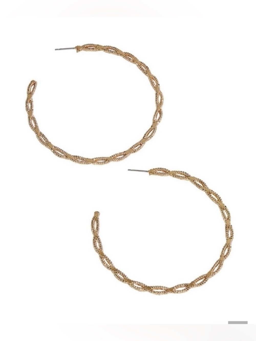 Park Lane Wrangler Hoop Earrings In Gold! BNWT!! Retired!